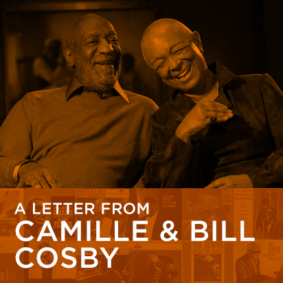 A message from Camille and Bill Cosby