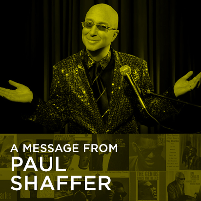 A message from Paul Shaffer